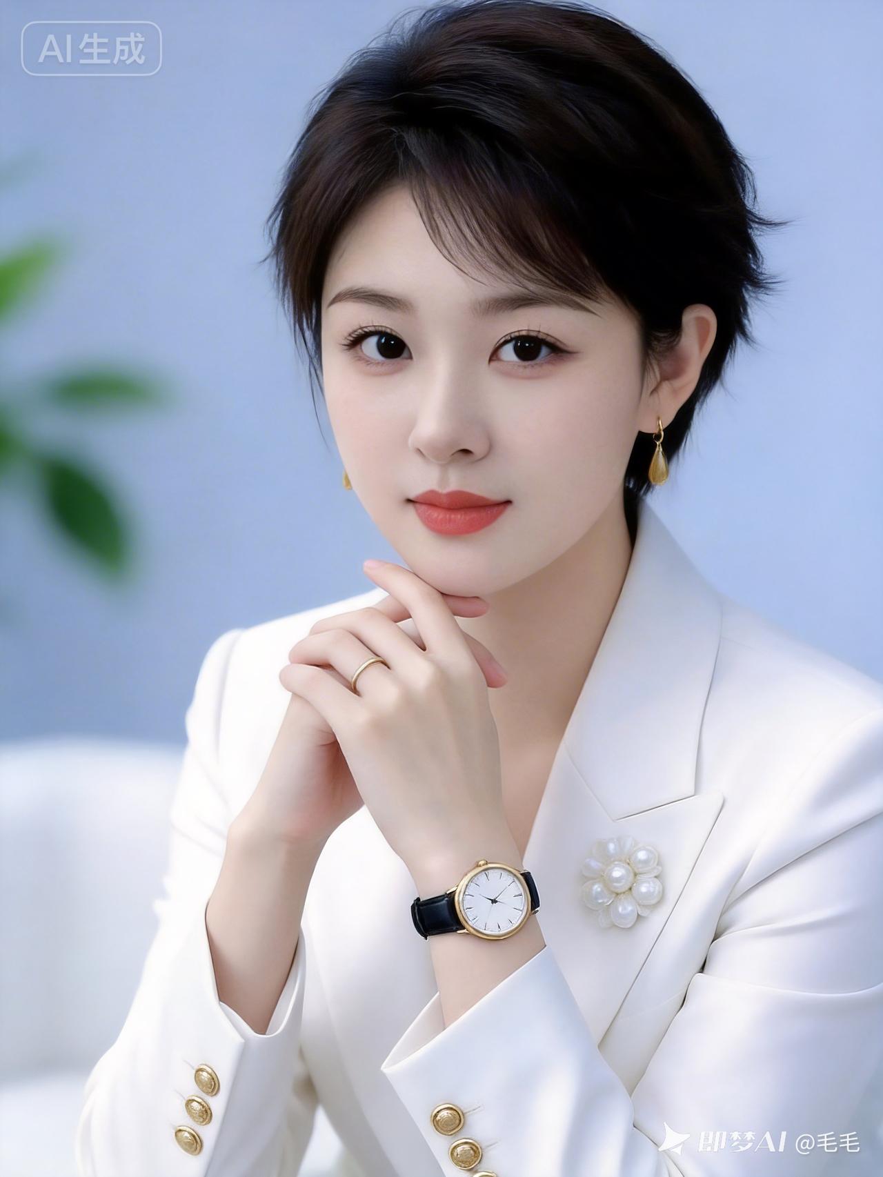 优雅白领风，精致妆容，时尚穿搭，尽显职场魅力！