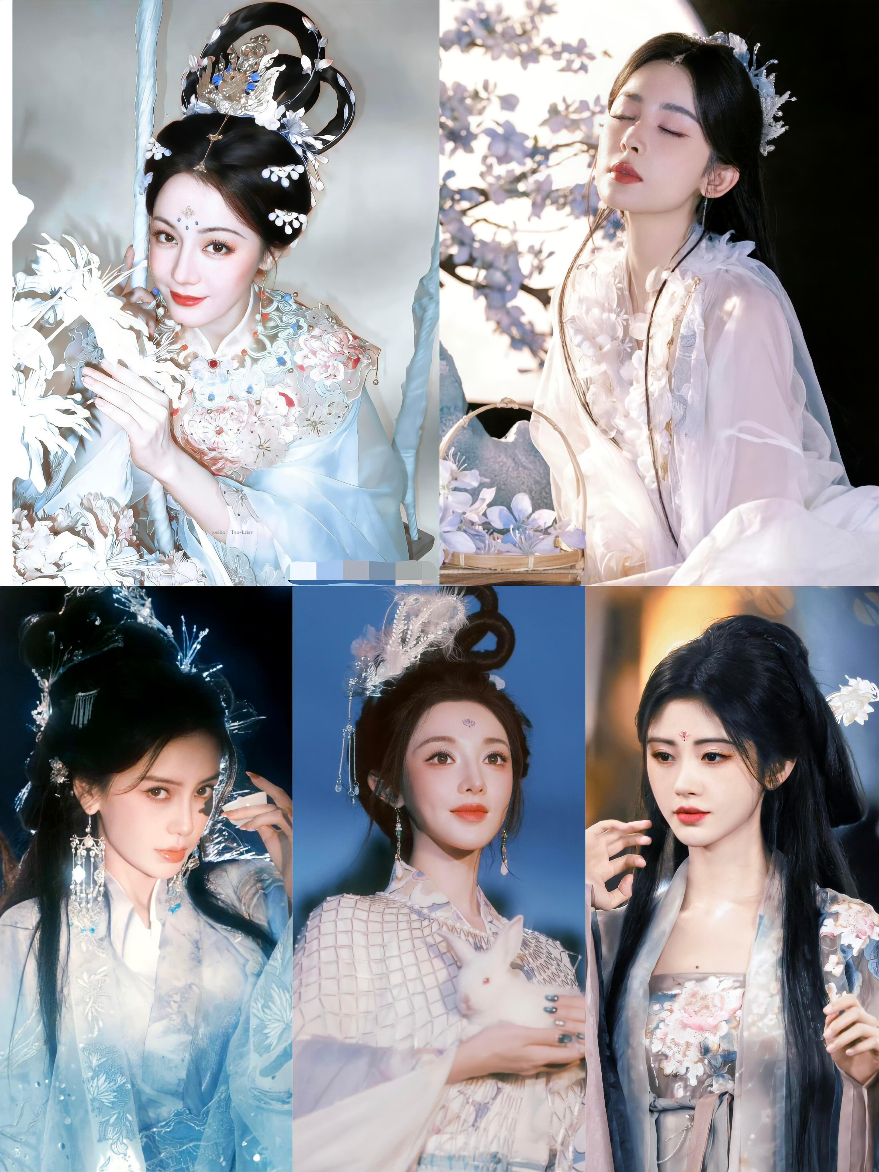天选古装美人❗️热巴，娜扎，angelababy，彭小冉，鞠婧祎…​​​