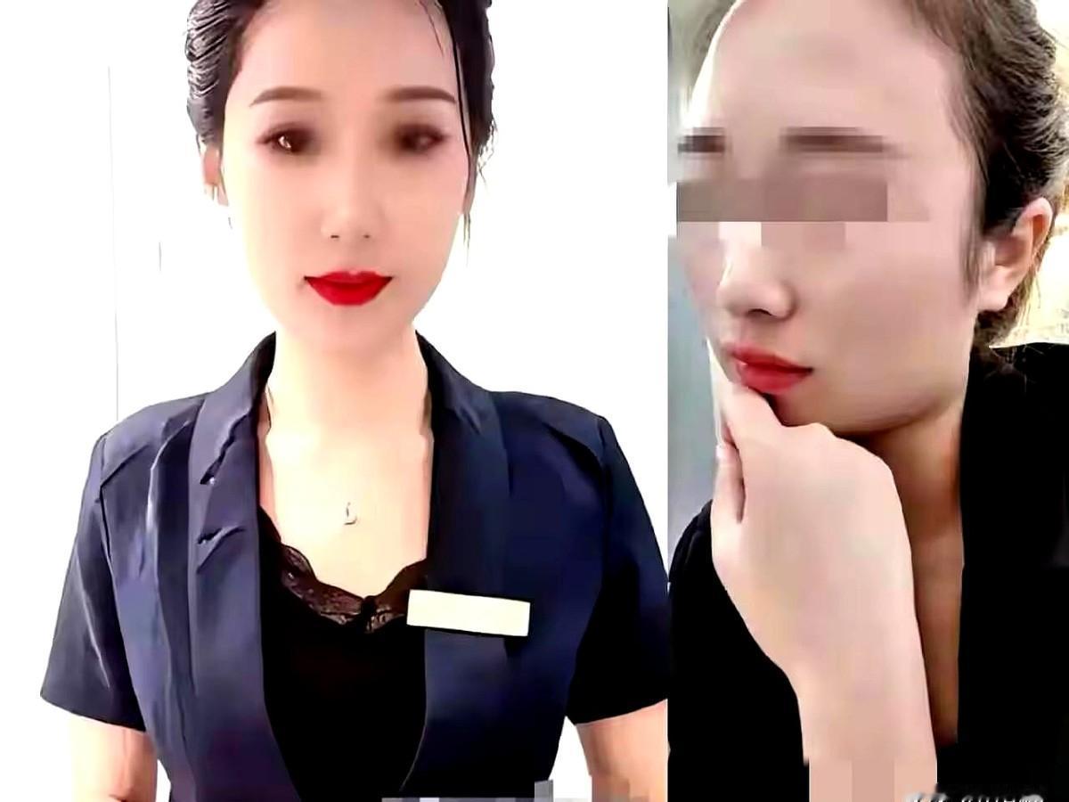 其实明眼人都看出来了那个男人举起手机录像，她就默许了对方记录自己的身体，还以为