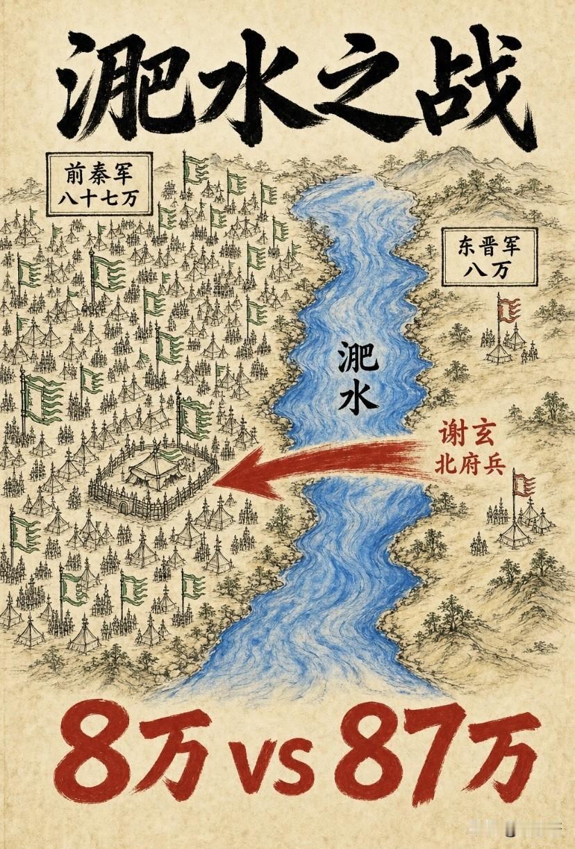 我一直觉得淝水之战是历史上最憋屈的一场败仗。