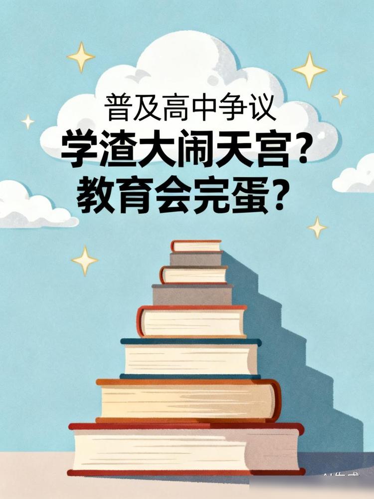 普及高中为什么争议这么大？会祸害好学生，还是改变学生命运。我看两边的说法都有
