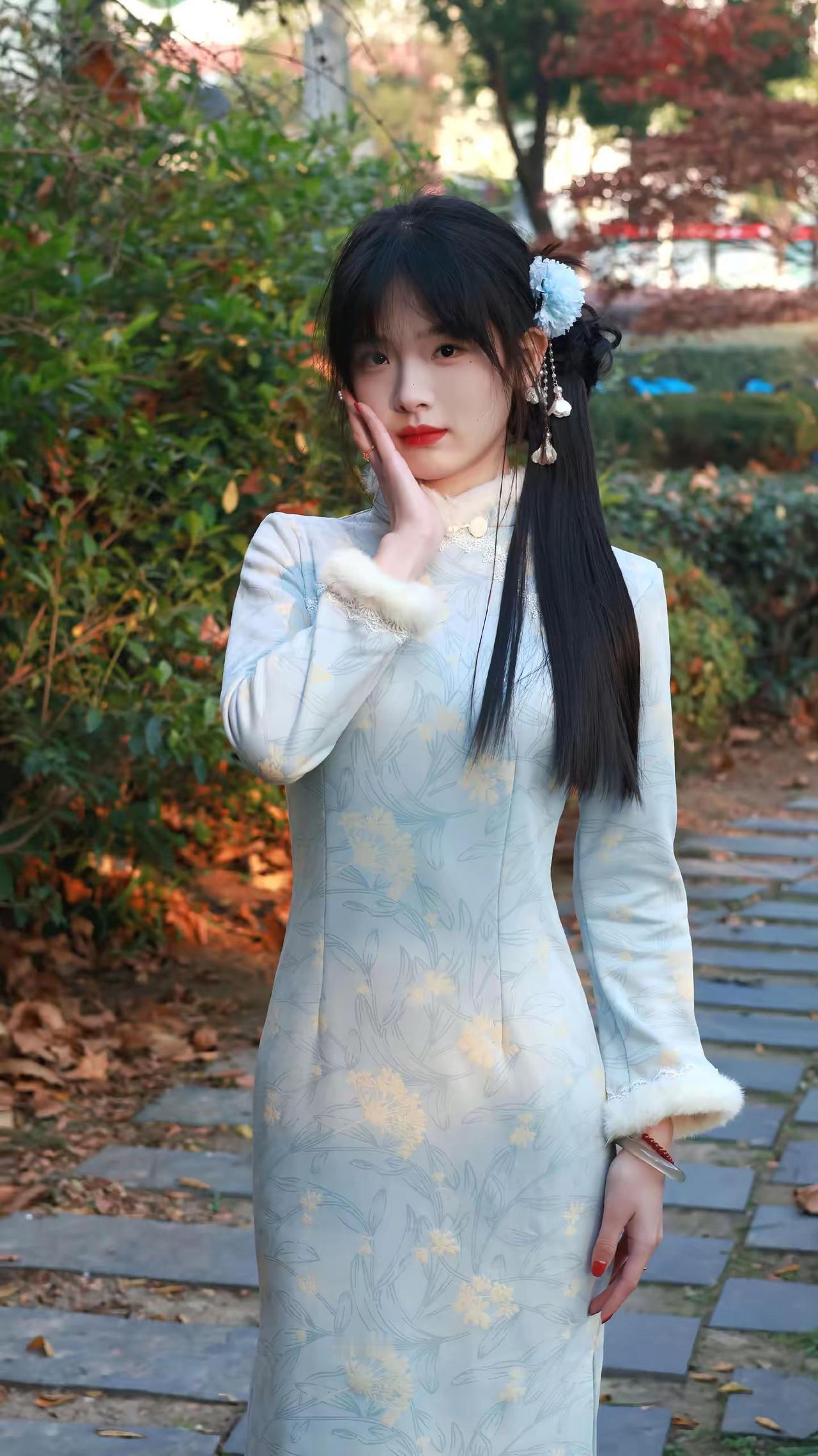 你美目如当年流转我心间旗袍国风古韵东方美学新中式