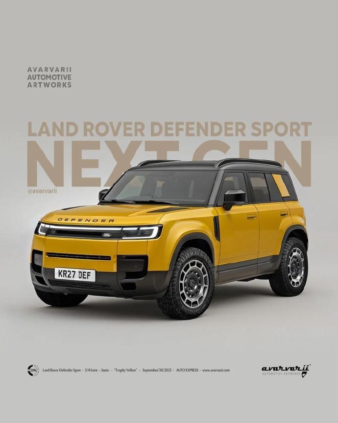 等卫士baby？路虎卫士运动，定位紧凑型纯电SUV，相当于神行者的继任，将取代