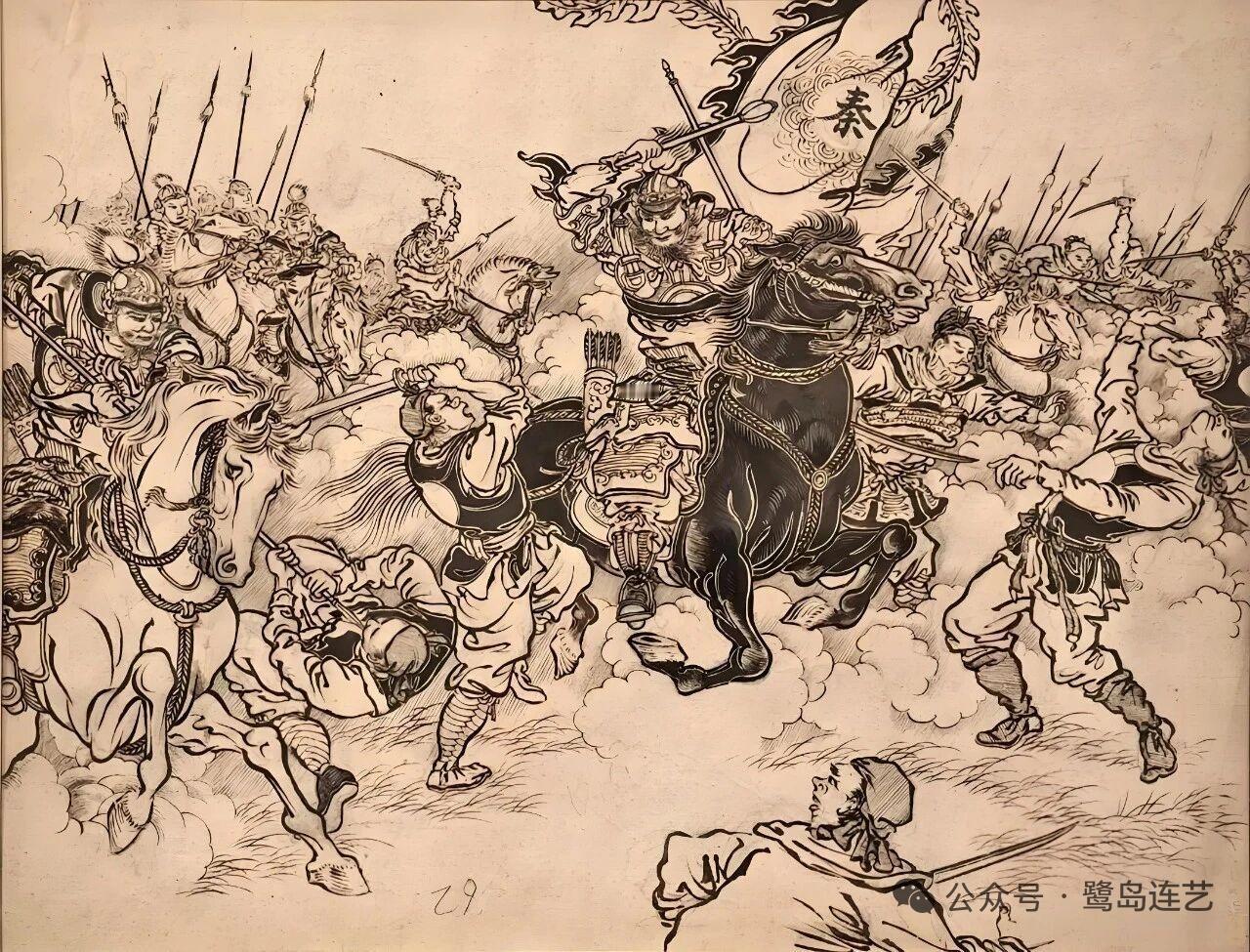 三打祝家庄连环画原稿欣赏，老一辈作品耐看[比心][比心][比心]