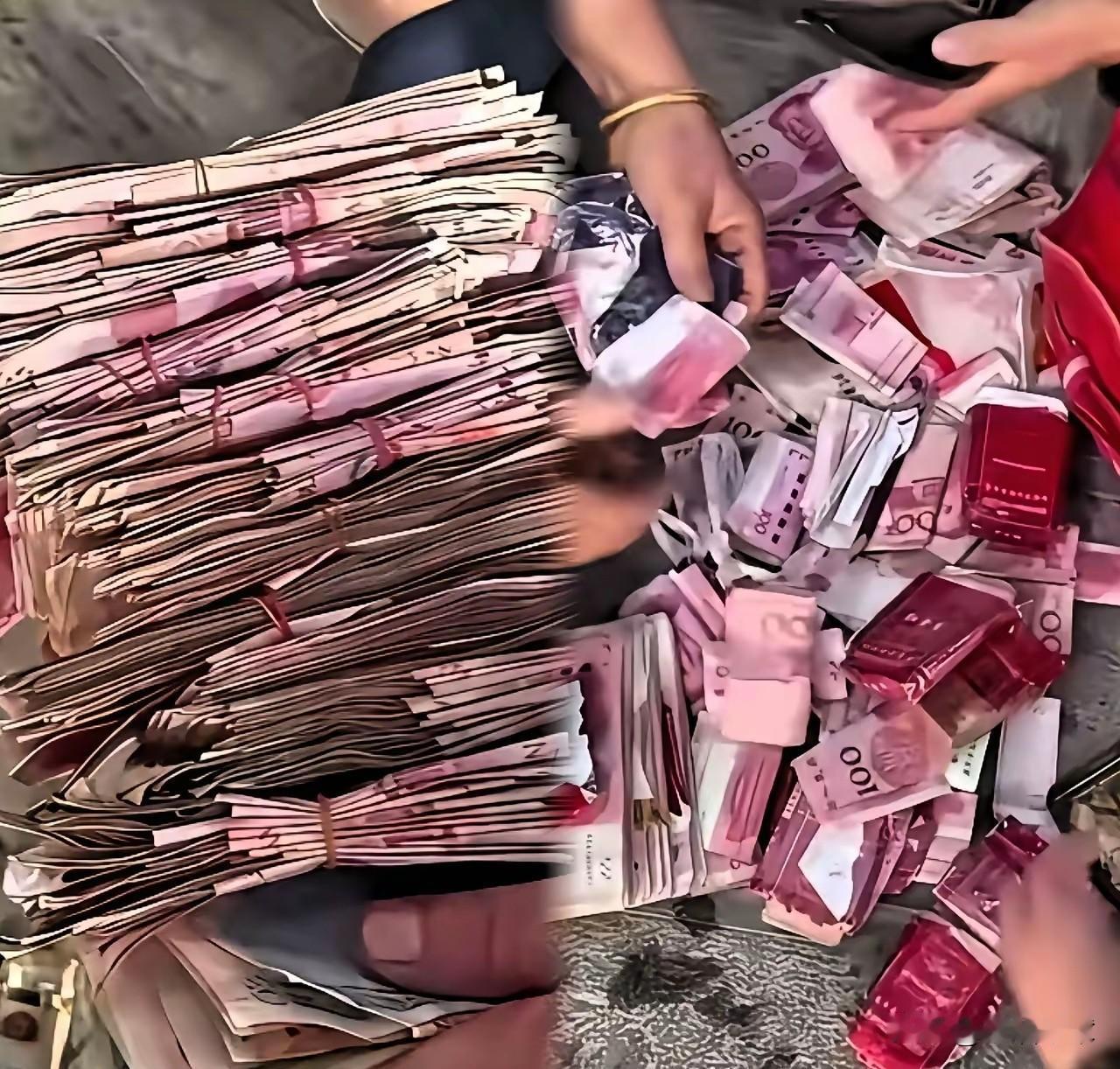 震撼街头巷尾，一位老人留下的最后财富街头巷尾都震动了，一位老人走了，现场在整