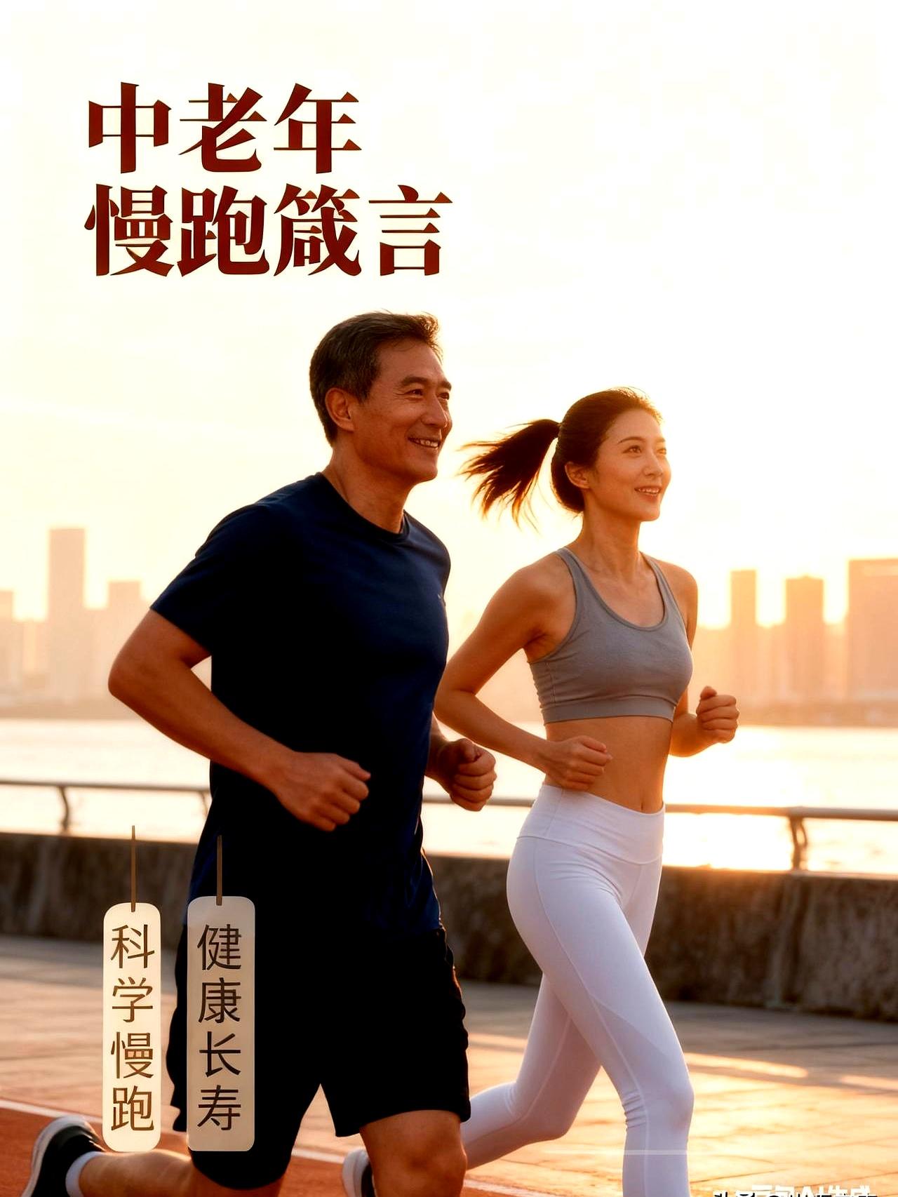 中老年心肺功能较弱，低强度慢跑（心率100-120次/分）。看着楼下王叔