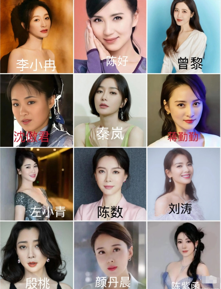 颜值+身材+气质综合而论，下图12位女明星，若都在巅峰，谁是你心中的最佳？