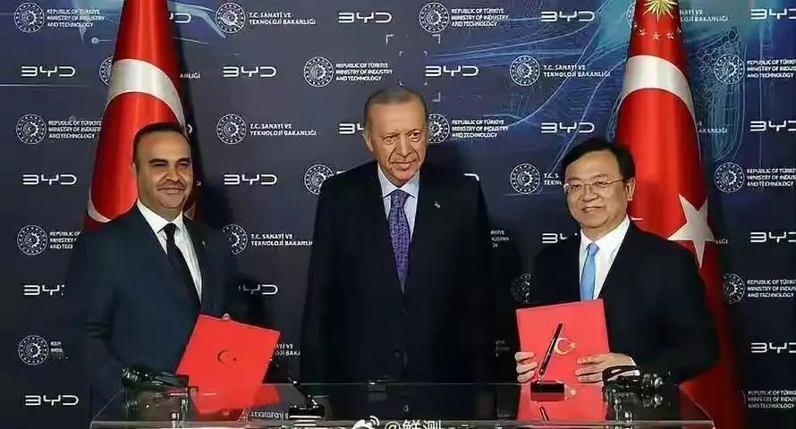 这次我完全支持比亚迪！比亚迪原计划去土耳其投资建厂，投资高达十亿美元，双方在