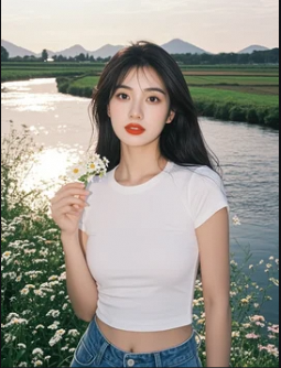 她一个特写镜头，我手机直接美颜崩了！