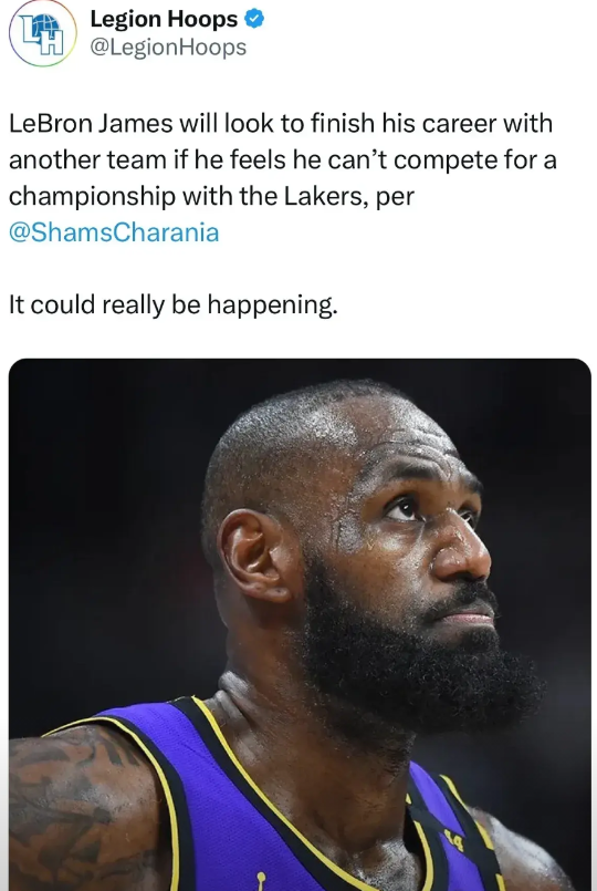 勒布朗刚官宣执行5260万球员选项，成为NBA史上首位出战23季的球员，转头就嗅