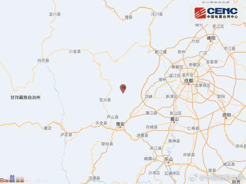 通知：近期川西地震活动频繁，5年震中200公里内发生3级以上地震179次，最大为