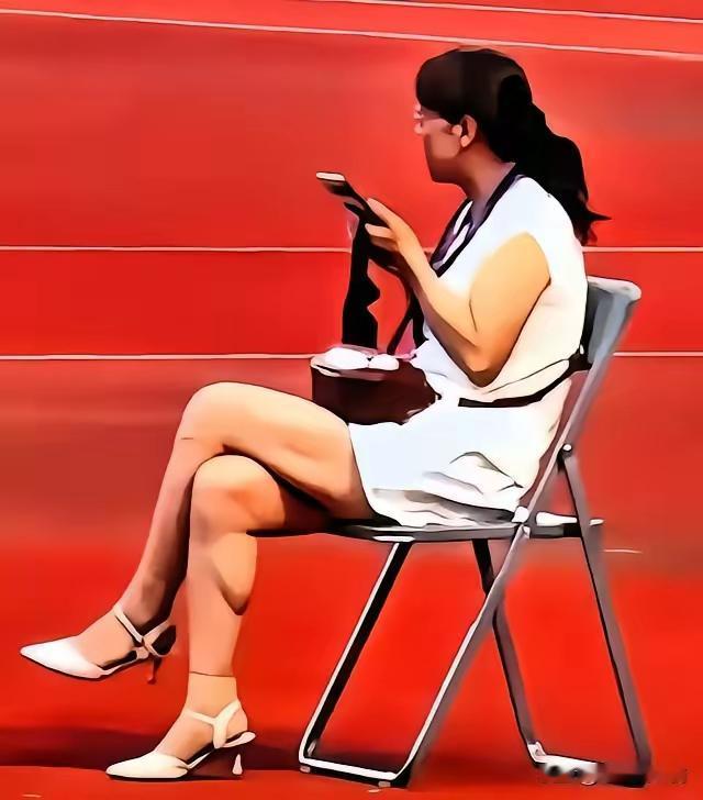 这位女士，给你普及一下《国歌法》第七条：“奏唱国歌时，在场人员应当肃立，举止庄