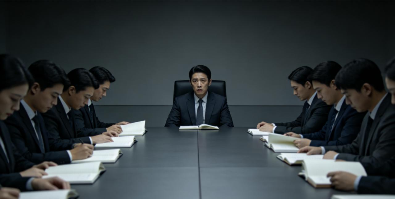 小张入职第一年，部门出了个大纰漏。开会追责，所有人低头翻笔记本，空气像凝固了。