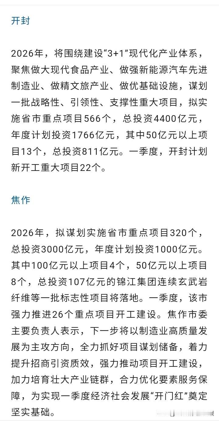开封今年想不发展都难，今年开封将重点开工566个项目，总投资更是高达4400亿元