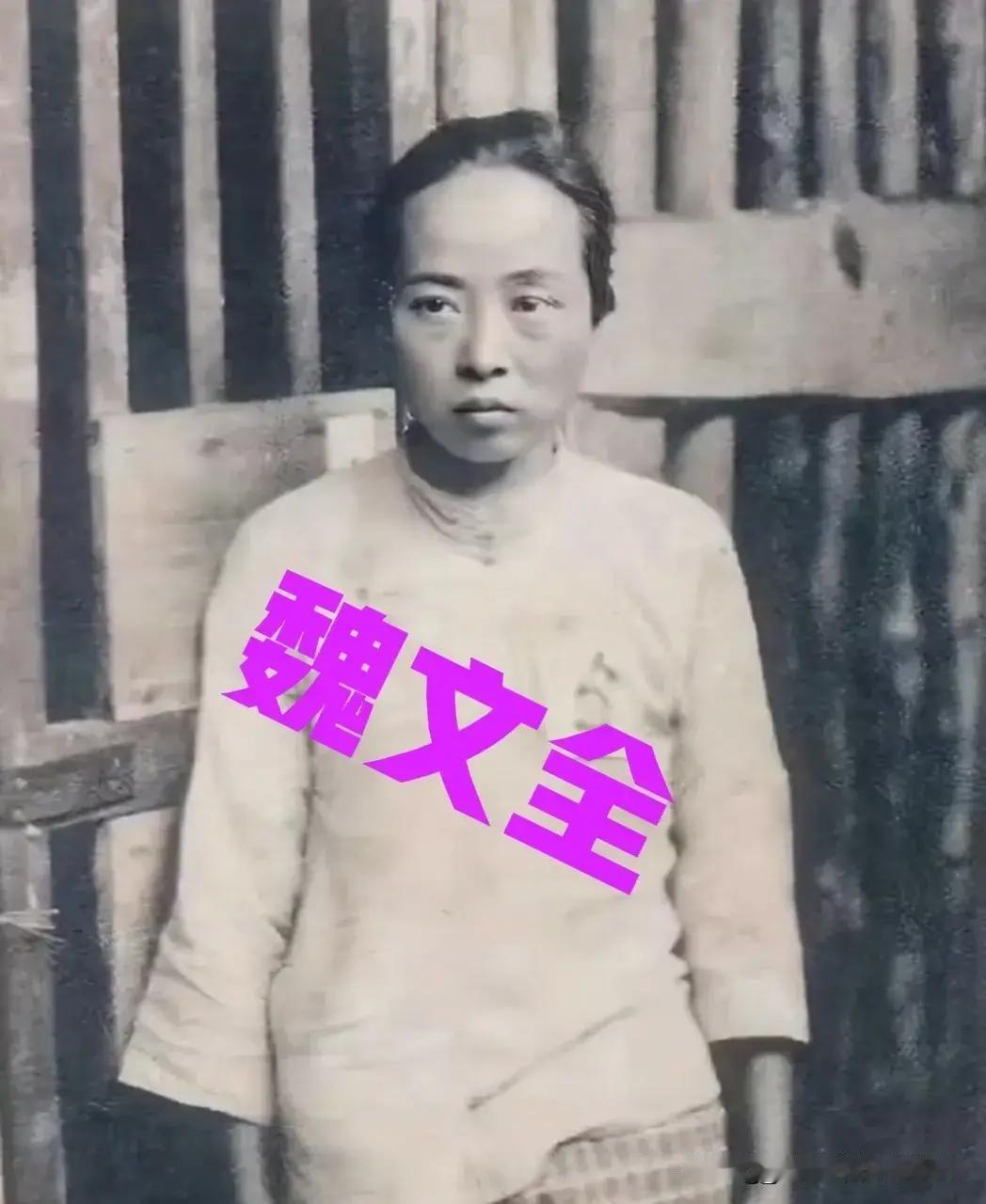 魏文全，女，25岁，国民党军统杭州便衣队队长。孤身一人潜入日寇军营搜集情报，不幸