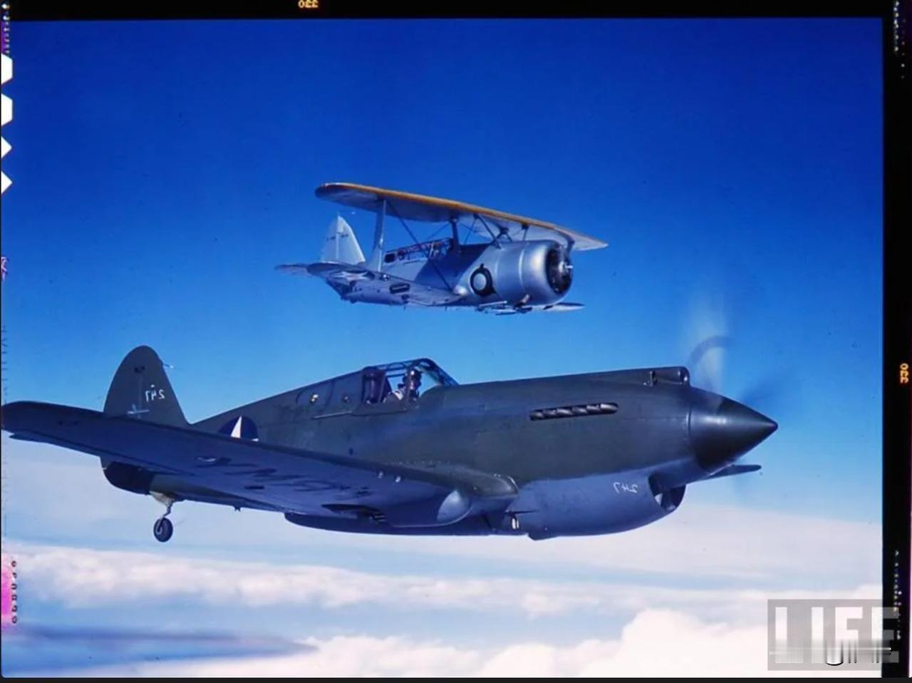 性能平平却在中国战场痛揍日寇的P40战斗机P40型战斗机，是二战美军一款性能平