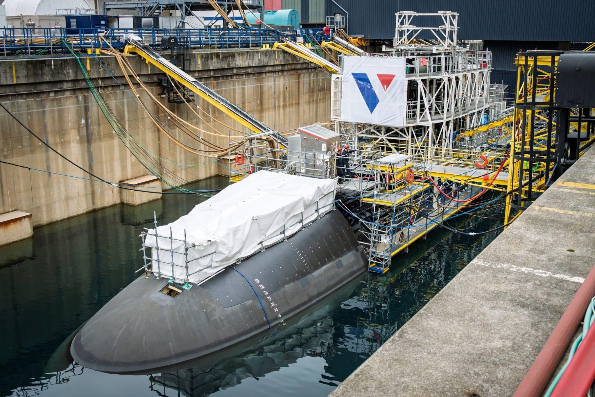 法国海军第四艘梭鱼型攻击潜艇的核反应堆启动仪式六艘新型攻击型潜艇将成为法国海军未