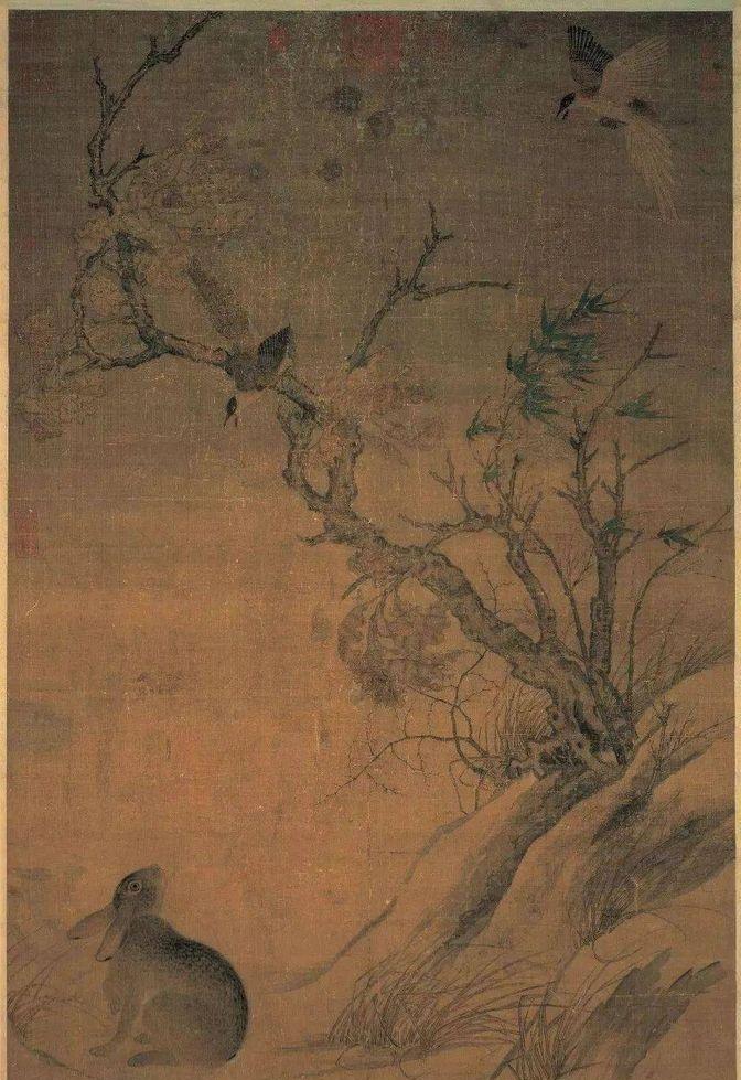 1962年，一位专家拿15倍放大镜，检查一幅2米长的无名氏古画，突然，他在画右侧