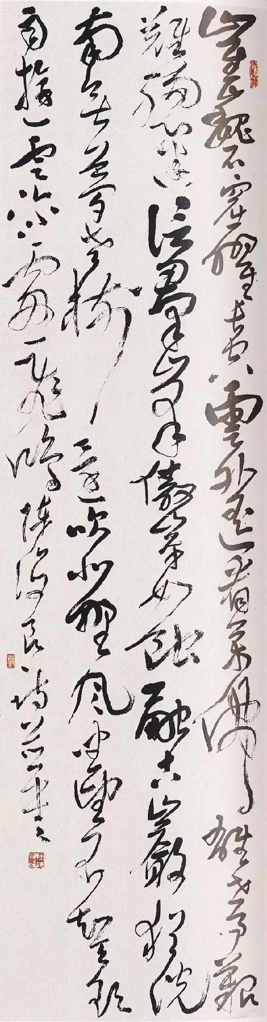 陈海良的草书还是很有实力的，也是比较传统的草书。当今草书领域其实不乏高手，只是有
