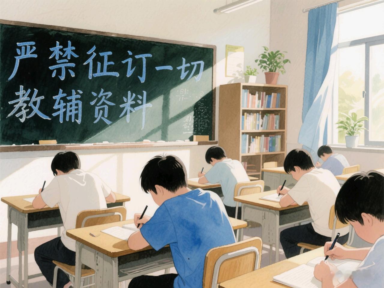 开学第一次教工大会，学校就多次强调不准征订任何教辅材料，更不准指定学生去某个商店