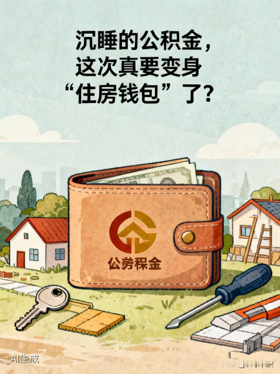 沉睡的公积金，这次真要变身“住房钱包”了？你的公积金不再是那个“只进不