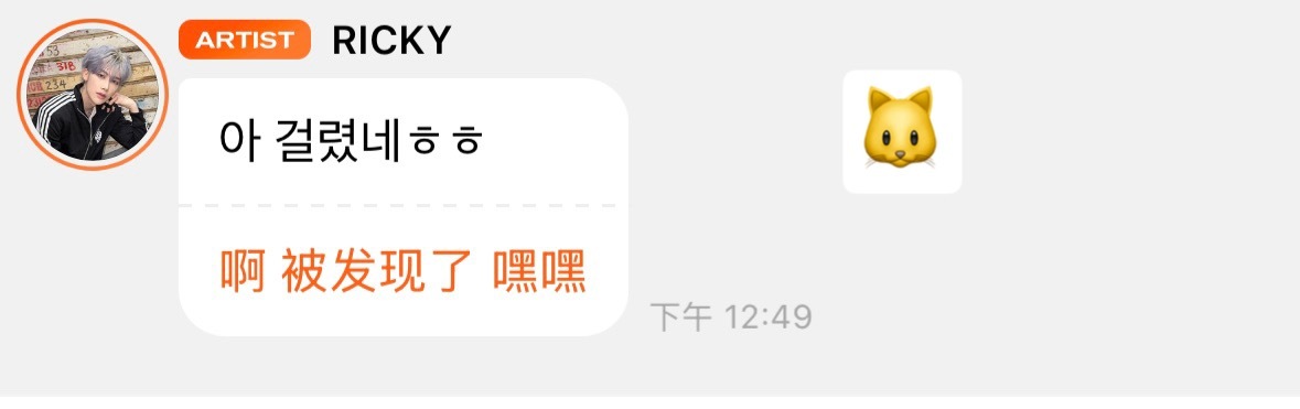 2026/6/9🐱泡泡“啊，被发现了哈哈”大概在讲头像换掉了的事吧