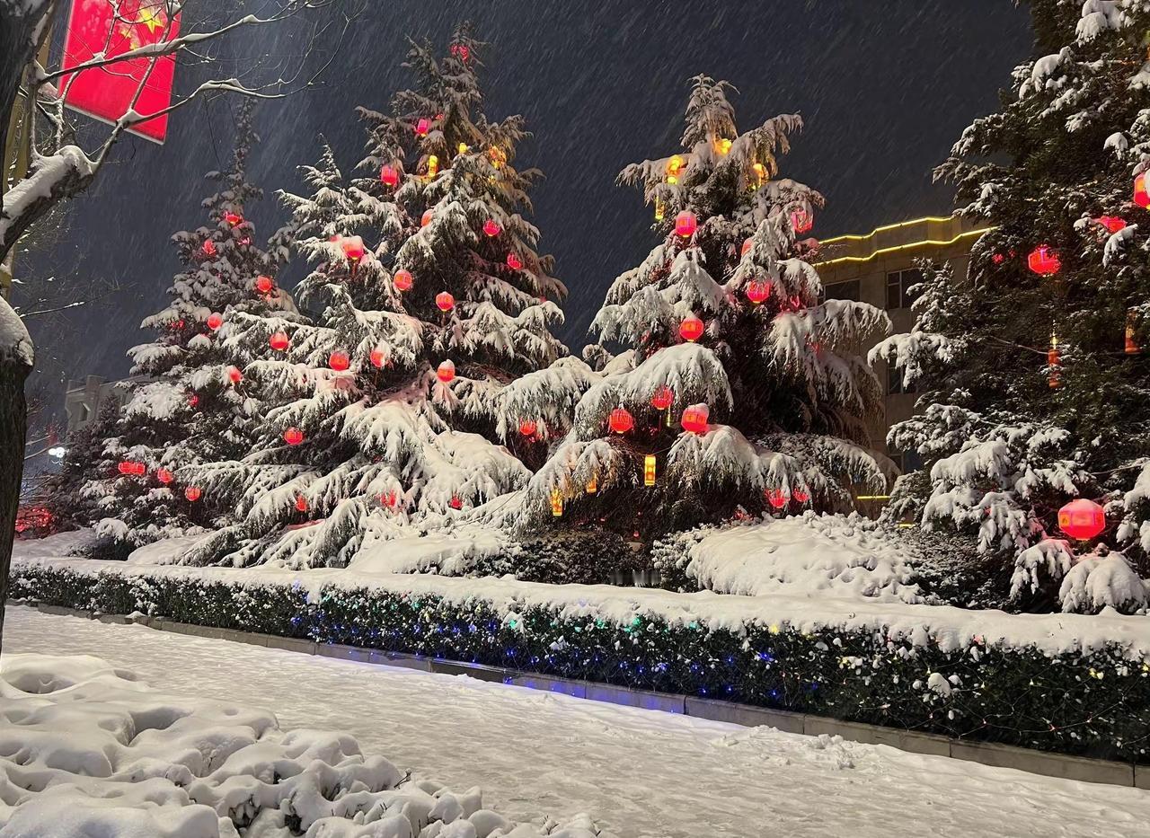 暴雪山西变成东北了银装素裹最美树挂停不下来