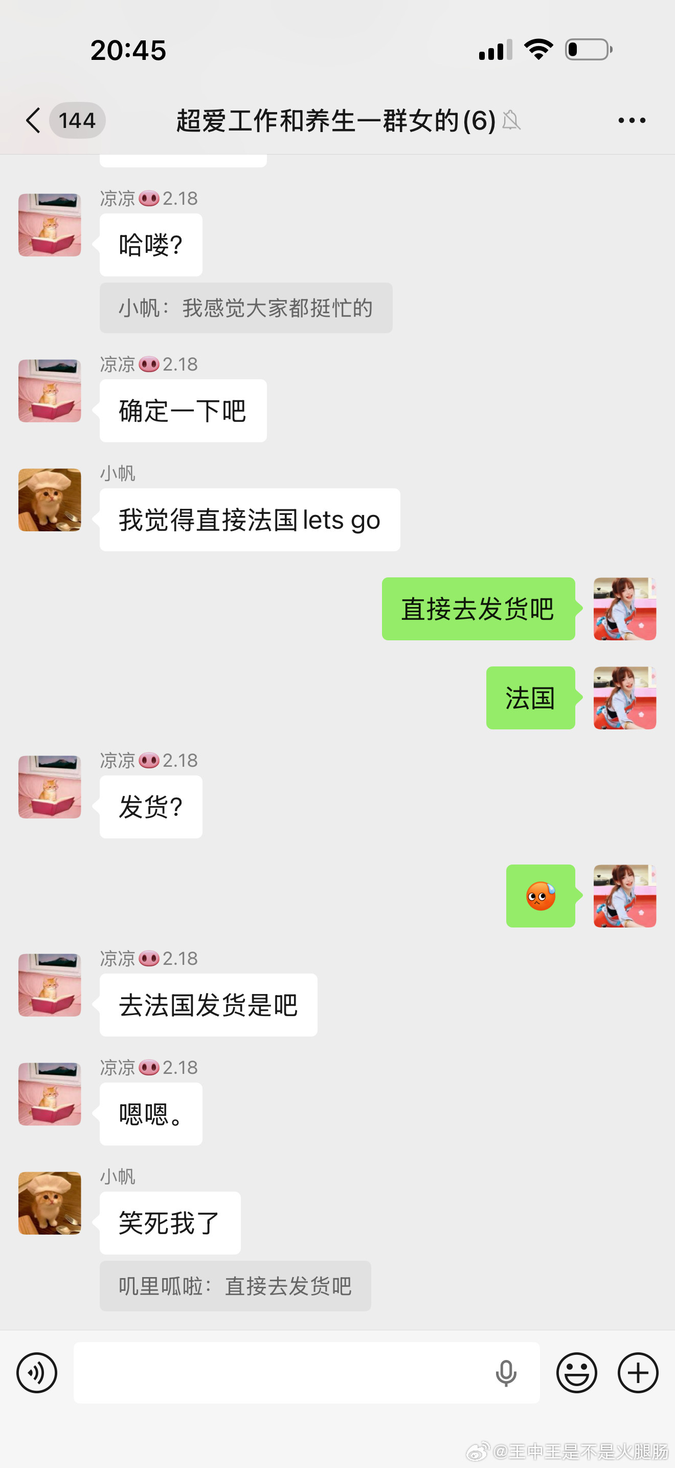 我每天就在这个群里笑得四仰八叉的。