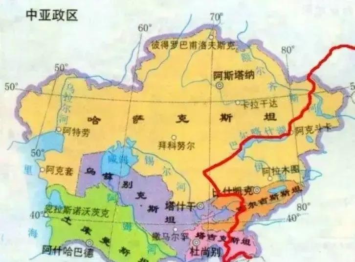 中亚五国都是属于内陆国，中亚五个分别是哈萨克斯坦，塔吉克斯坦，吉尔吉斯斯坦，土库