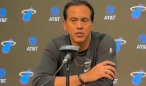 热火主帅（美国男篮主帅）斯波接受了采访，谈到了凯文-杜兰特希望出战2028年奥运