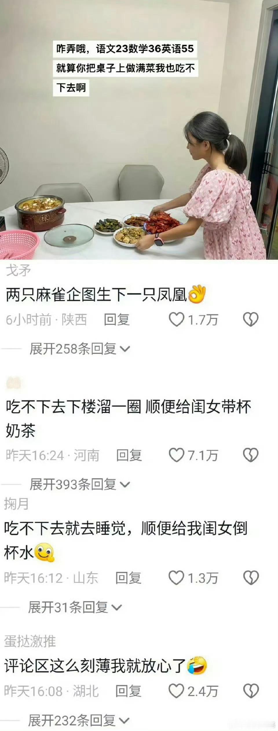 看到评论区这么刻薄我就放心了…