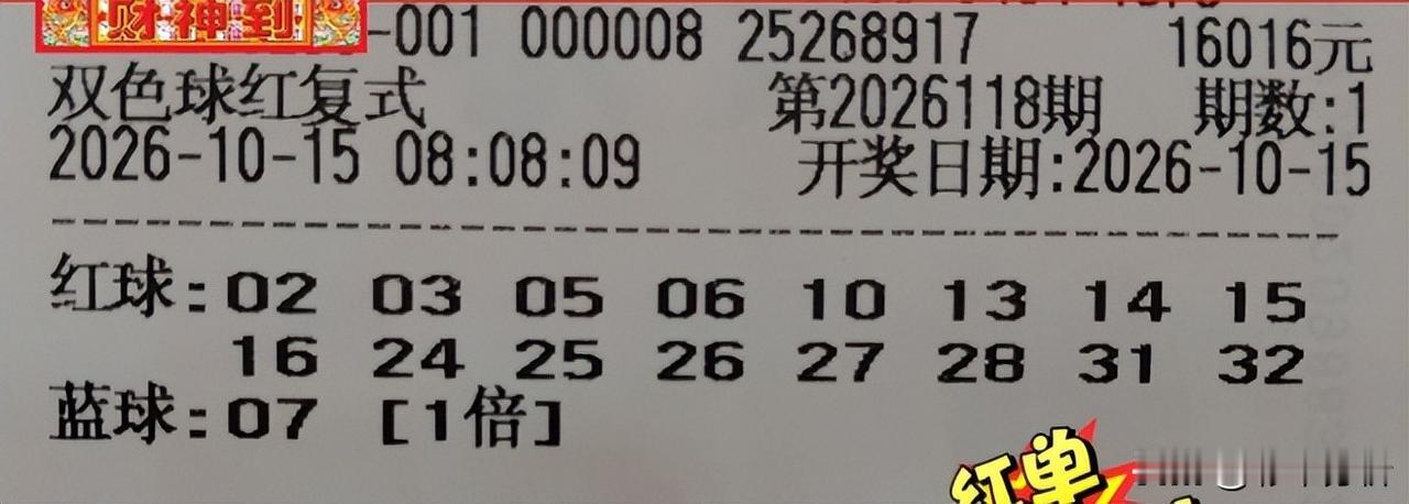 1.6万和1万双色球大票亮相：两者事实上都不再死板守号，虽然蓝球都还是坚持选择不