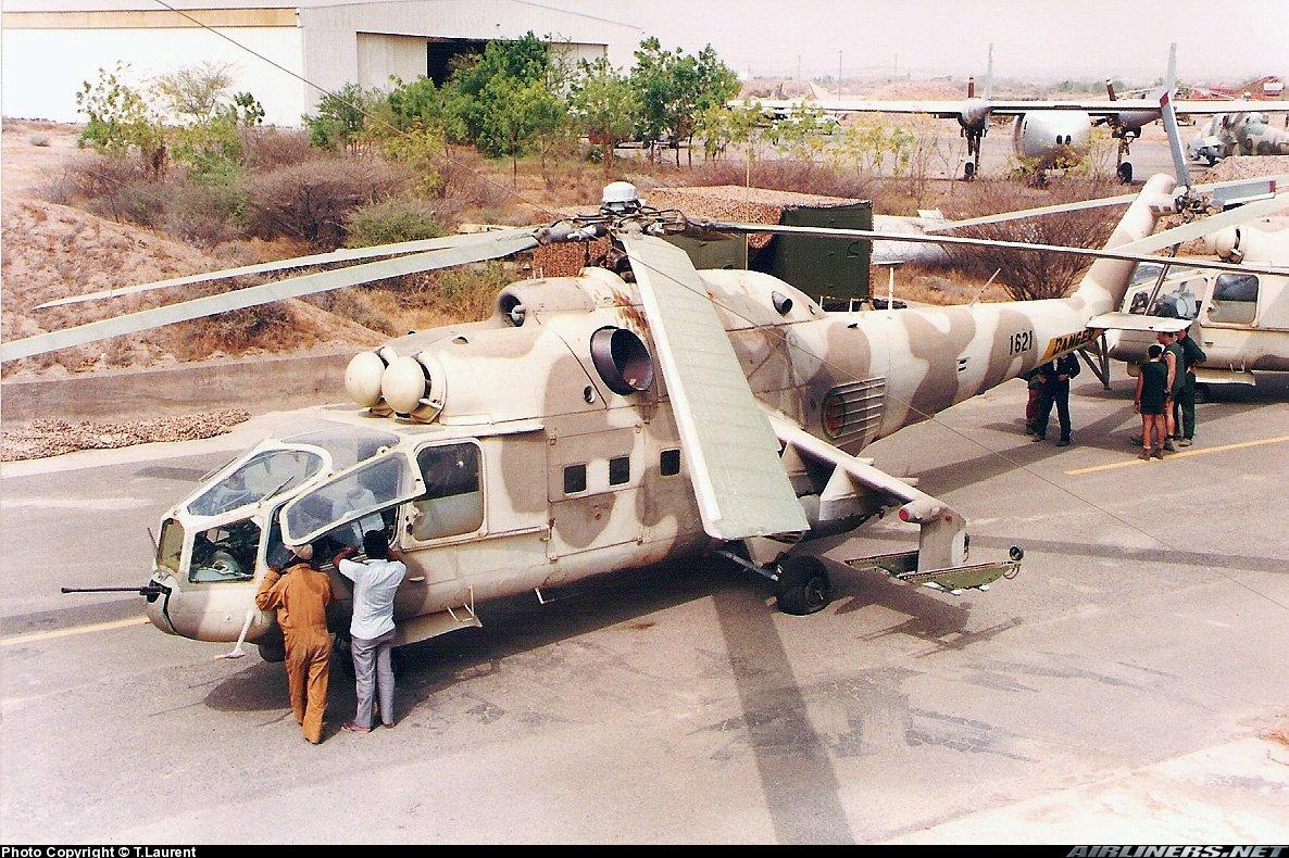 米-24（Mi-24A型）武装直升机属于埃塞俄比亚（Ethiopia）空军