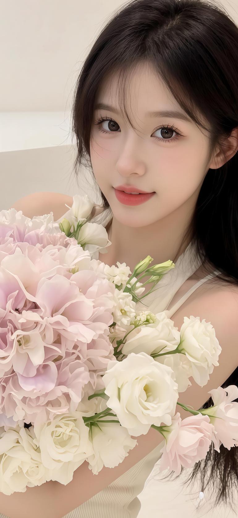 纯欲壁纸|冰肌玉骨值得放进收藏夹