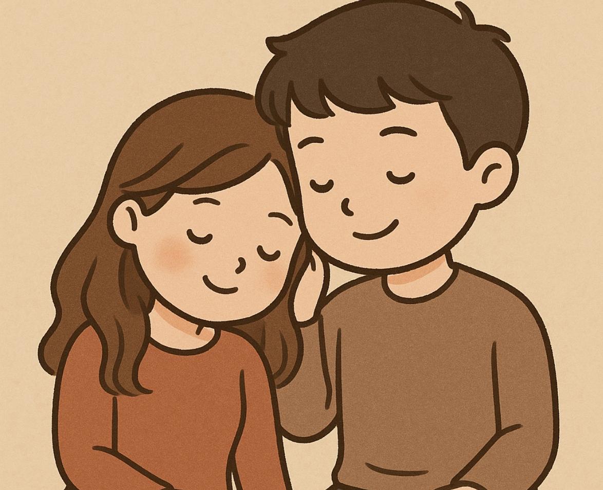 夫妻刚吵完架，妻子却拿来了桔子，丈夫笑着问：不生气了？妻子说：你不是把我哄好了吗