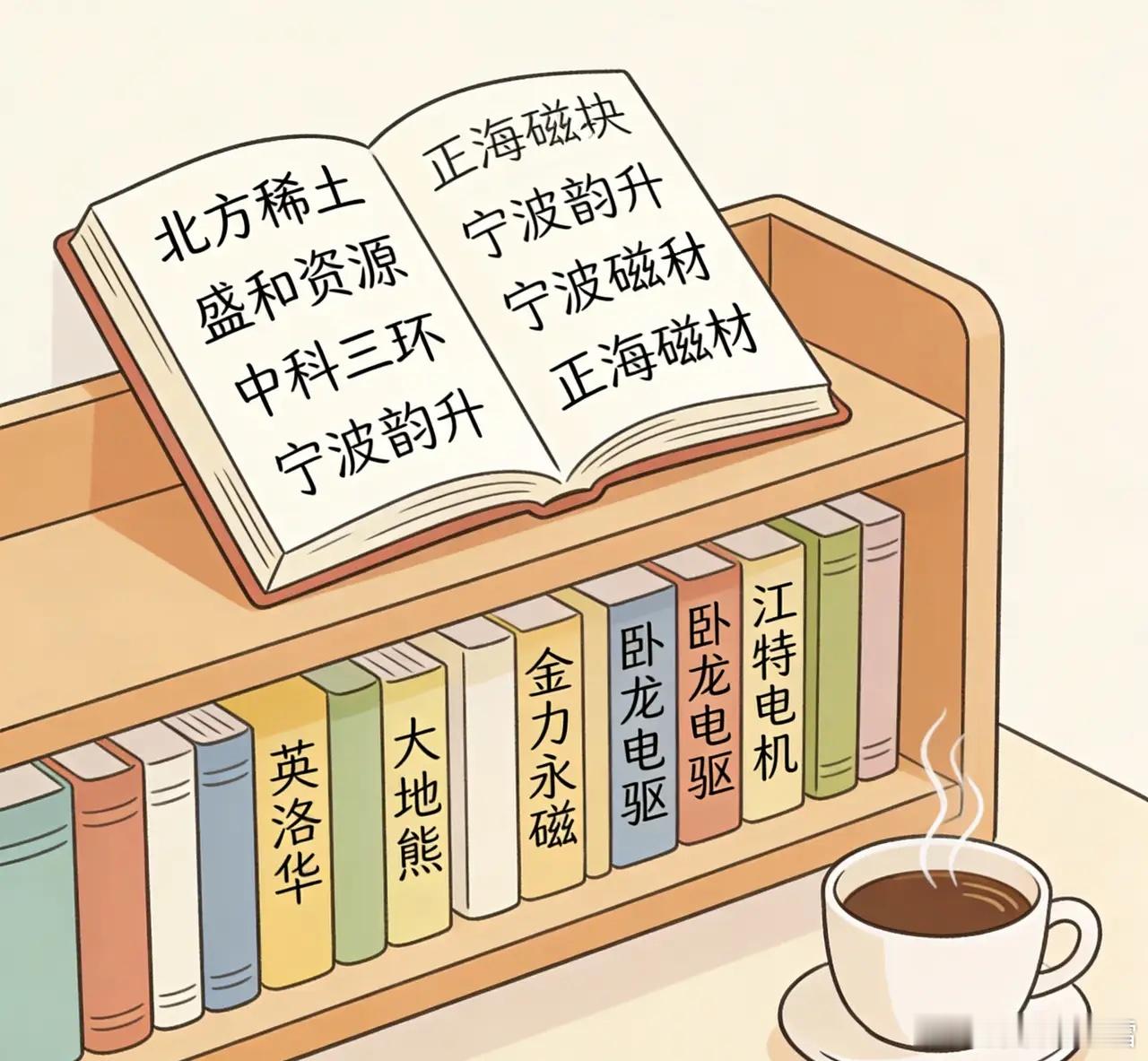 稀土永磁板块价值凸显！10支潜力股核心逻辑解析稀土永磁作为新能源汽车、工业机器人