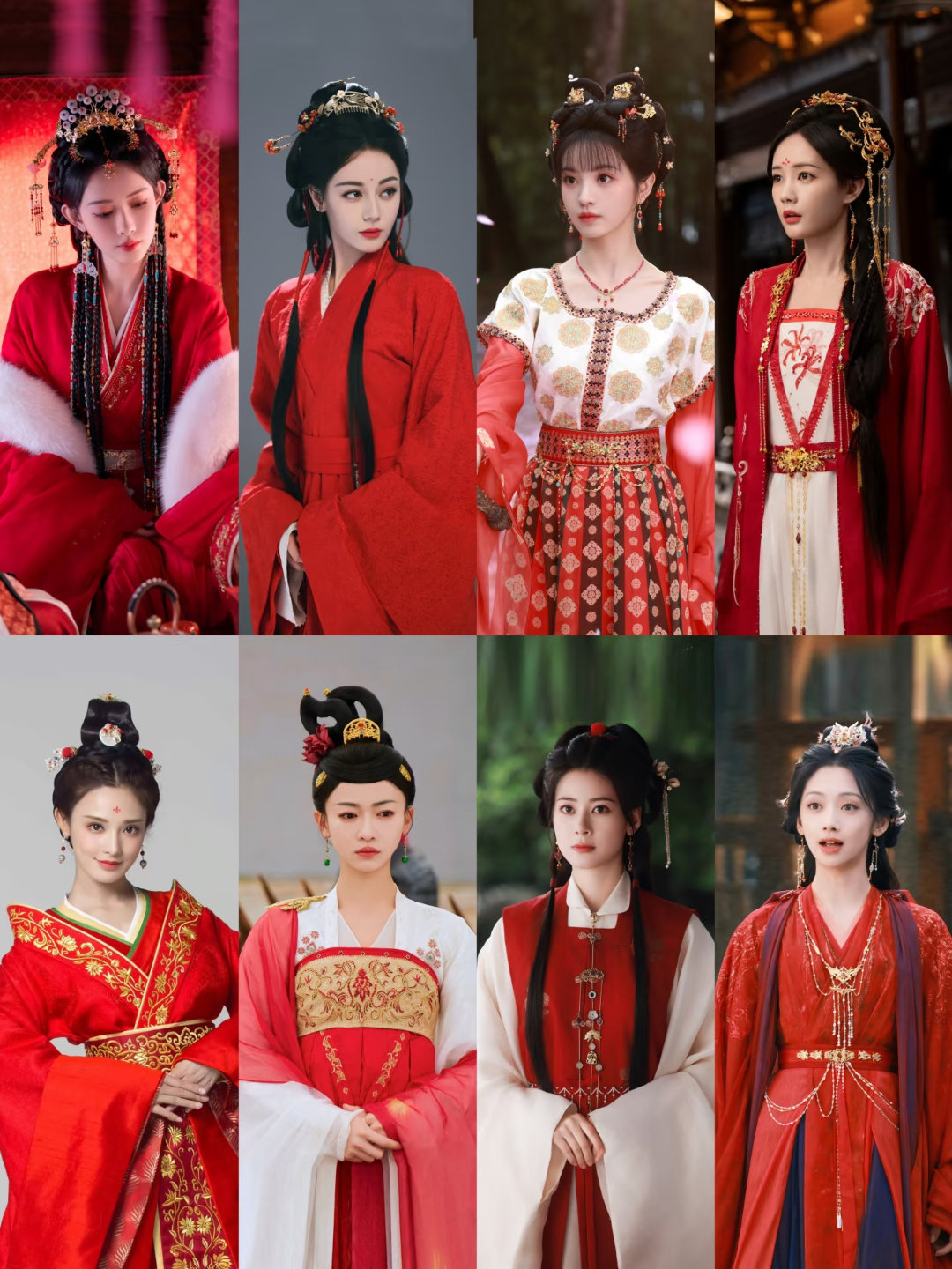 红装倾城❤️一眼沦陷的人间绝色-孟子义、迪丽热巴、田曦薇、李一桐、彭小苒、吴谨言