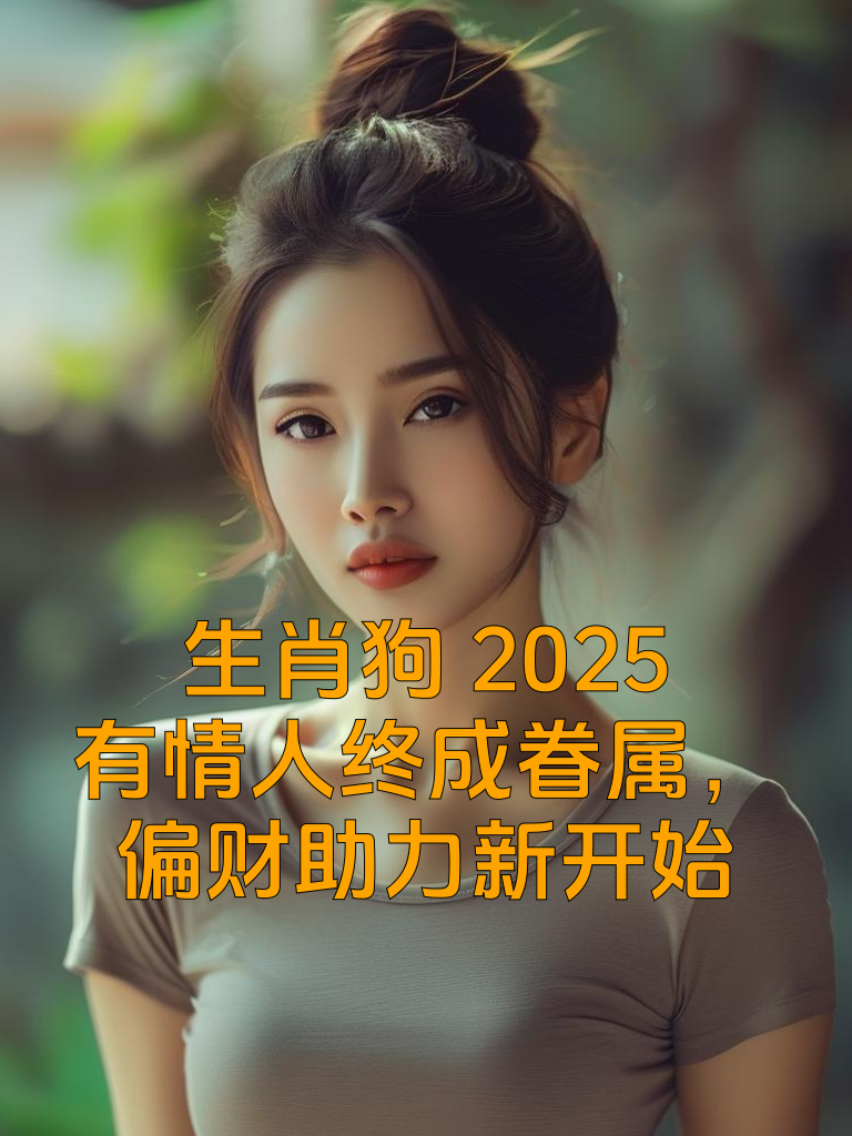 生肖狗2025：有情人终成眷属，偏财助力新开始