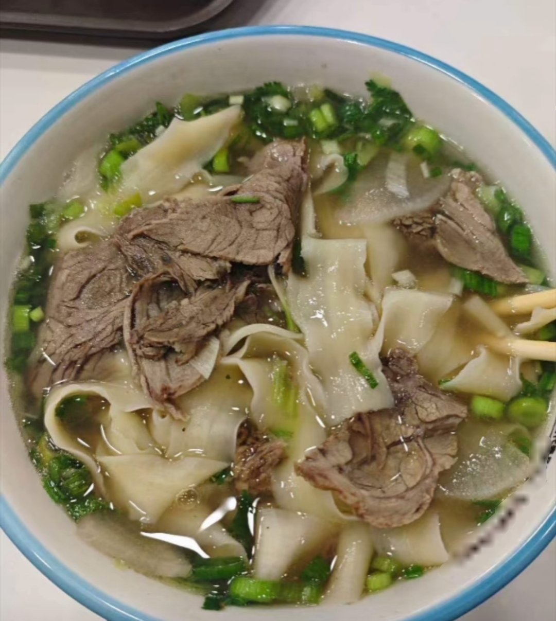 原来宽面也很好吃的