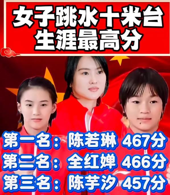 中国跳水三座巅峰：467分炼狱，466分绽放，457分攀登467.15分—
