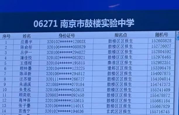 已经没人起两个字的名字了吗？今天看南京中小学摇号，突然发现，已经几乎没人起两