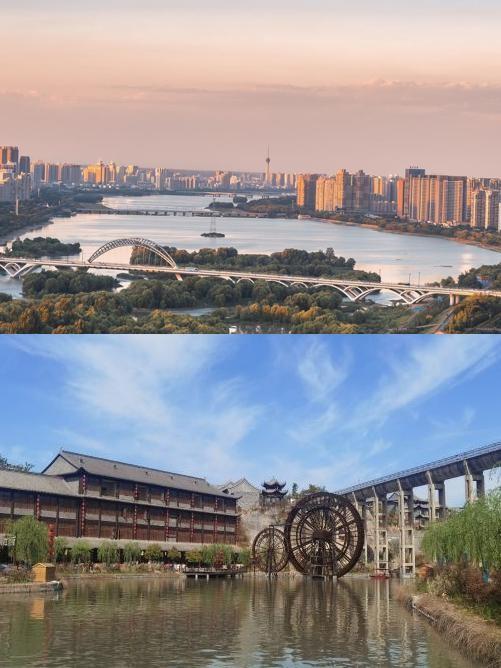 河南旅游，洛中十三朝美景游玩攻略！河南洛中美景和美食推荐：1、应天门北广场