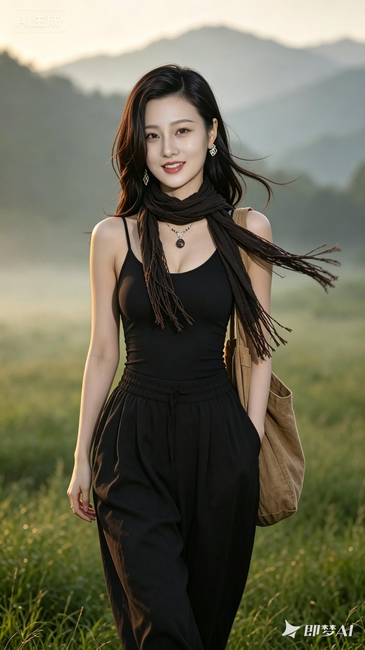 在山野间漫步，感受自然的美好与宁静。