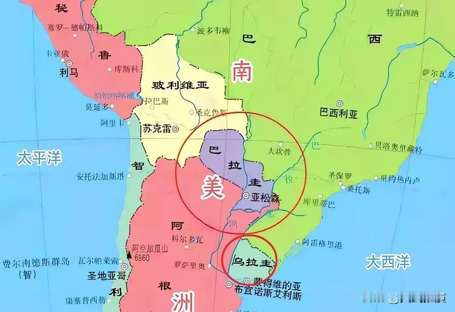 乌拉圭、巴拉圭最大区别...乌拉圭和巴拉圭看着名字像，实际差别大得很，越看越
