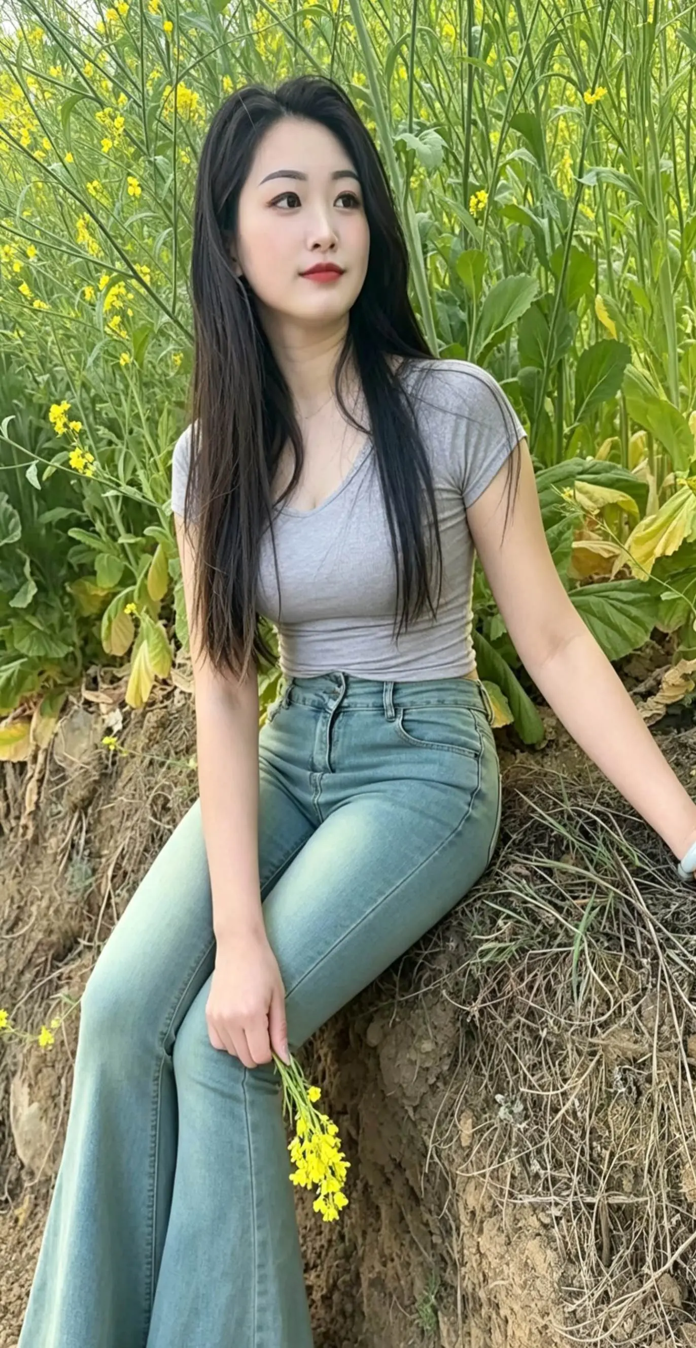 牛仔裤女孩 微胖女生 随拍