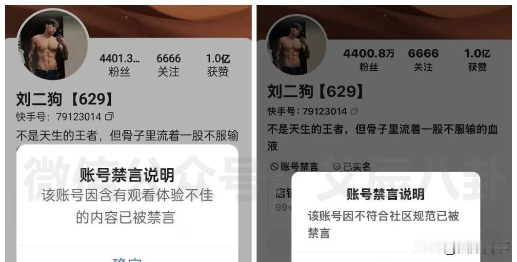 又一位！刘二狗被多家媒体报道登热搜，无限期封禁。  