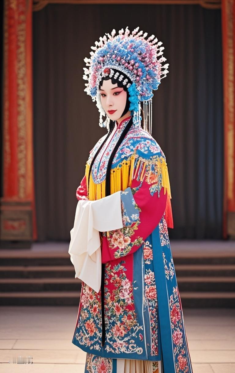 AI写真辑红墙前旗袍身影，这般对比，视觉冲击真不小。你也来试试？