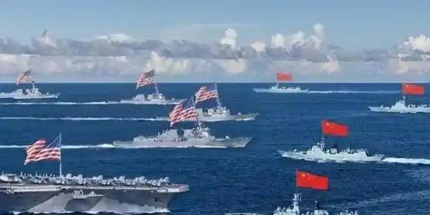大家还记得2016年南海对峙吗，当时美国那边派出的是两个航母战斗群，咱们这边，