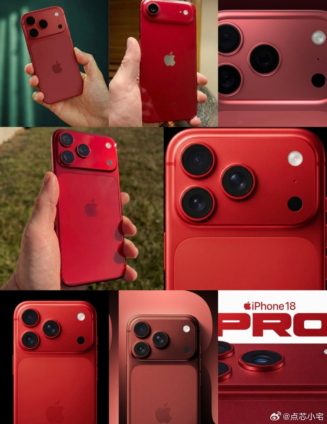 iPhone18Pro深红色感觉不一定比爱马仕橙好看。果然配置没得讲了就聊外观