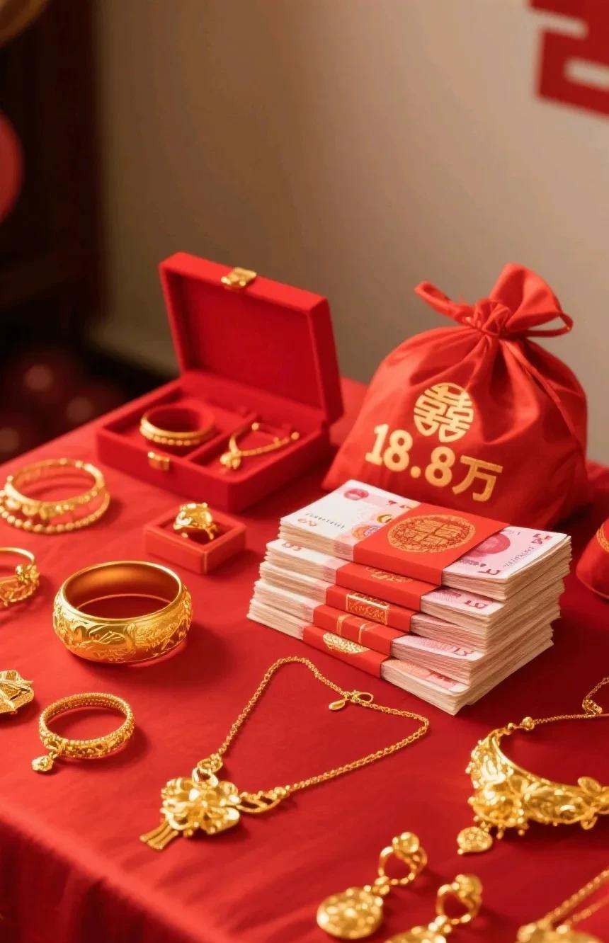 我妈最绝的是我婚礼前夜，突然把三金藏起来说
